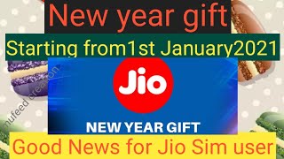 Good News For Jio Sim User From 1St January2021