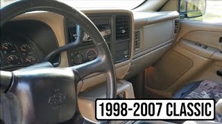 How To Remove Dashboard on 1998-2007(classic) Silverado, Tahoe, and Suburban