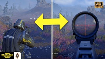 QUICK GUIDE: How to SWITCH to 1st person POV in Helldivers 2