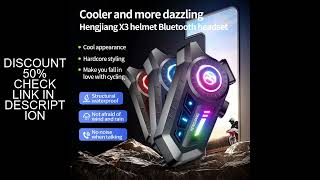 Y10/X3 Motorcycle Helmet Headset Stereo Voice Control Bluetooth Hands Free Call IPX7 Waterproof 2000