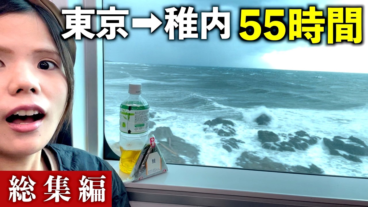 【青春18きっぷ】冬に移動するとこうなります｜東京→稚内【総集編】