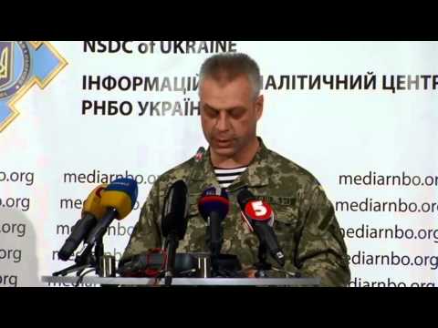 Andriy Lysenko. Ukraine Crisis Media Center, 6th of November 2014