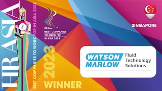 WATSON MARLOW FLUID TECHNOLOGY SOLUTIONS - 2023 Singapore HR Asia Best Companies to Work for in Asia