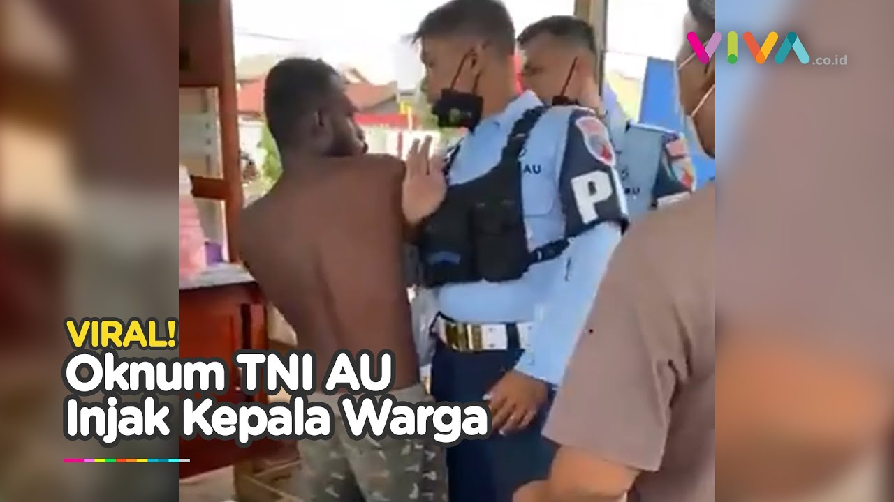 Kronologi Anggota TNI AU Injak Kepala Pria Difabel di Merauke, Sekarang Masuk Tahanan
