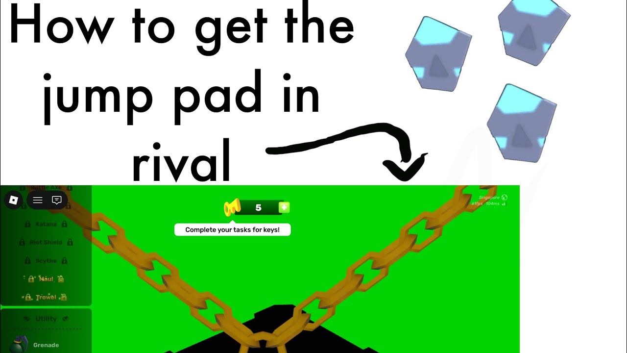 How to get the jump pad in rivals 👾👾 - YouTube