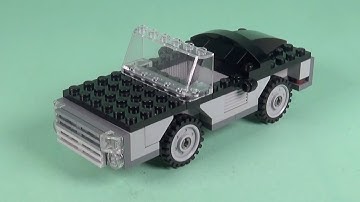 LEGO Car (033) Building Instructions - LEGO Bricks How To Build - DIY