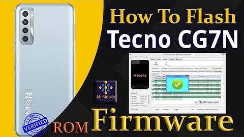 Tecno Camon 17P CG7N Flash Stock Rom With Flash Tool | Fix Tecno Logo Stuck