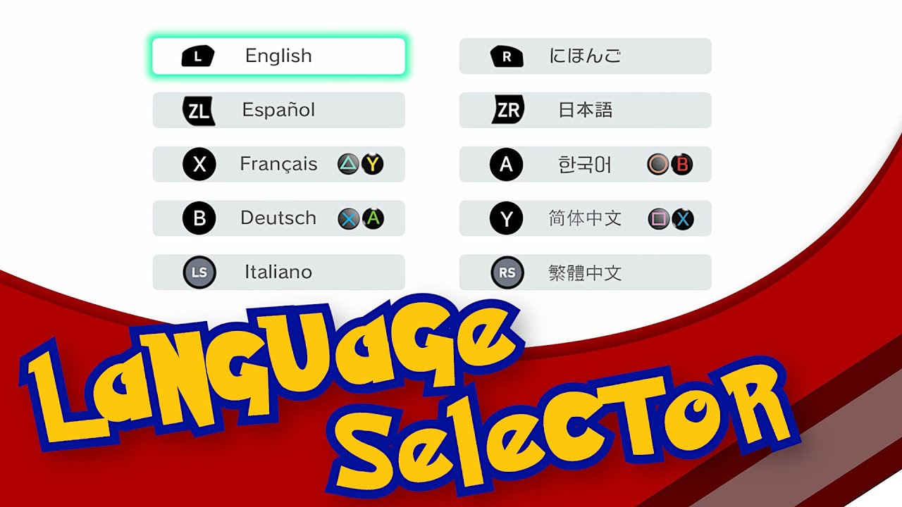 Switch Up Language Selector Pokemon Mode Youtube