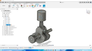 Fusion 360 Tutorial - Piston Engine Animation