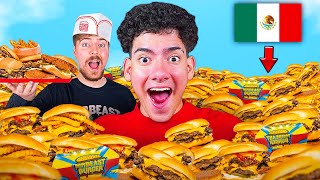 COMPRE TODAS LAS HAMBURGUESAS DE MRBEAST EN MEXICO !! | TheDonato