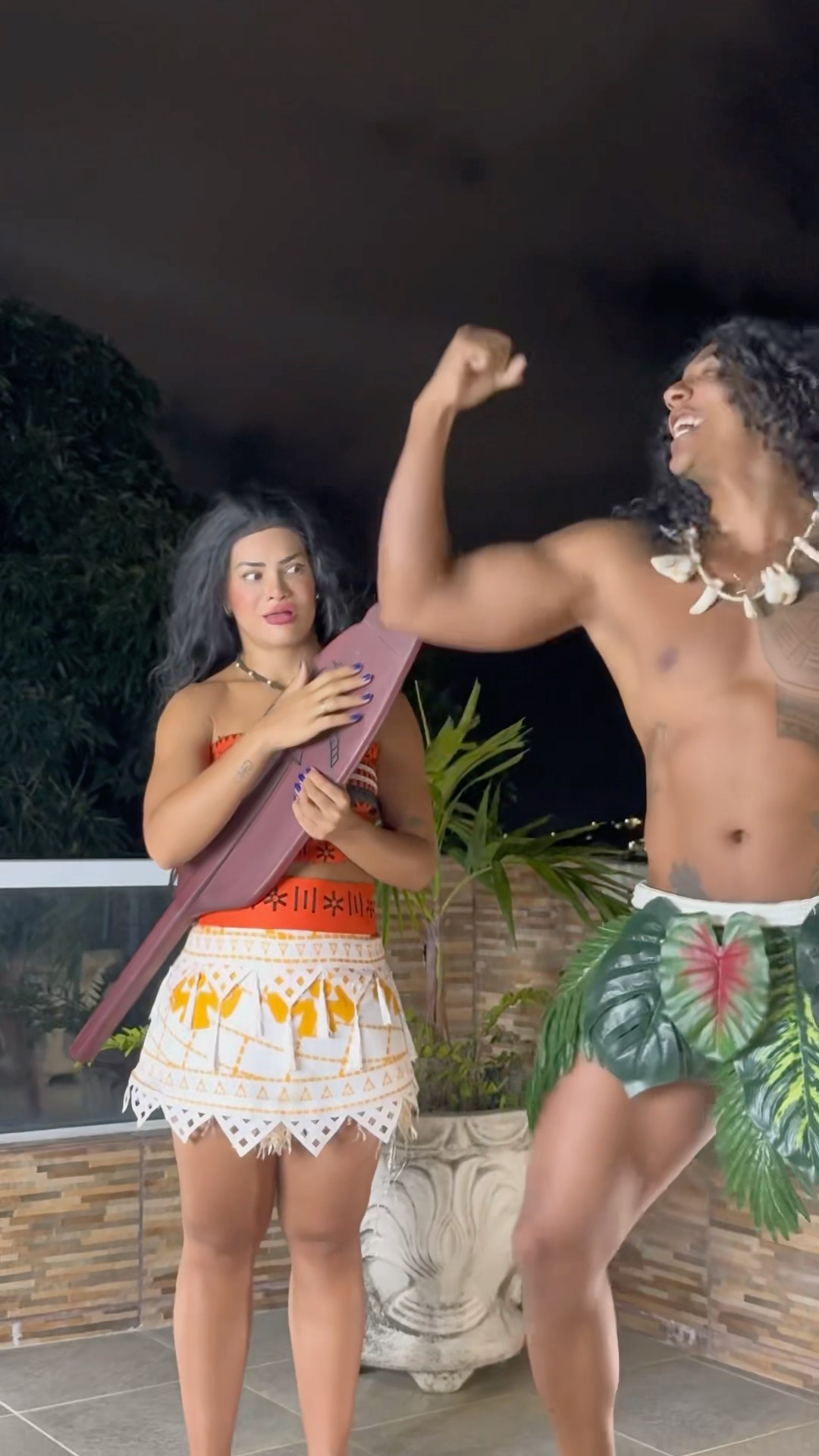 Quem acha que o MAUI EMAGRECEU?​⁠@mayca.brasil #moana #maui #dublagem #apollosant #funny