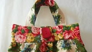 how to make simple hand  bag at home