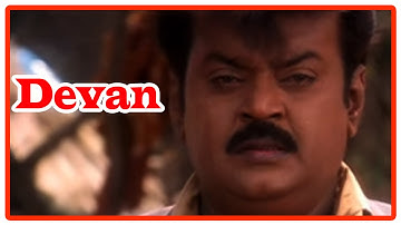 Devan Tamil Movie | Scenes | Vijayakanth meets villagers of Orissa | Ezhai Geetham song