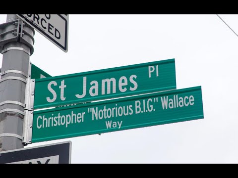 Notorious B.I.G vira nome de rua no bairro do Brooklyn, em Nova York