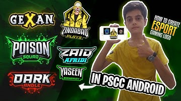 How To Make Esport Text Logo On Android|| Gaming Text Tutorial @GuidingKaif #editing #freefire