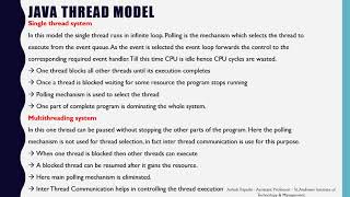 SAITM BCA 6 Java Unit 4 Lecture 13