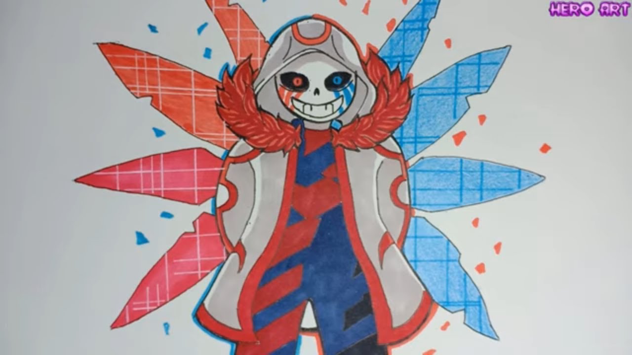 How To Draw Glitch 504 Sans C ch V Sans p V D Nh t YouTube