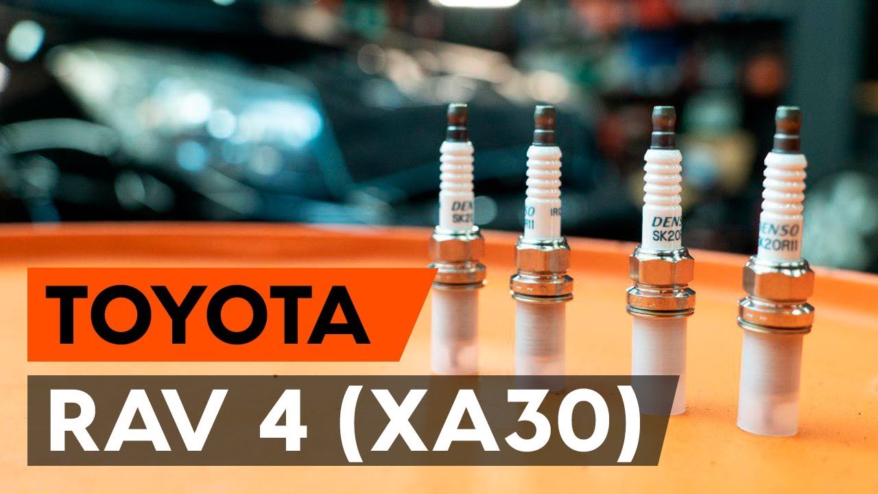 How to change spark plug on TOYOTA RAV 4 3 (XA30) [TUTORIAL AUTODOC