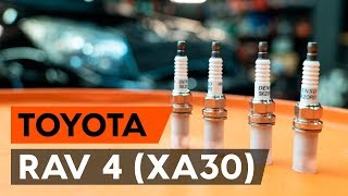How to replace Engine spark plug TOYOTA RAV 4 III (ACA3_, ACE_, ALA3_, GSA3_, ZSA3_) Tutorial