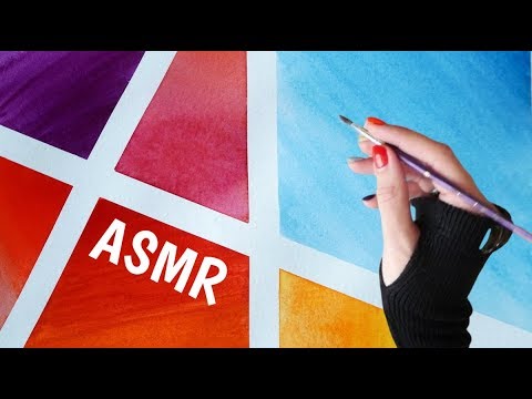 АСМР Вау! Это так просто! Рисование акварелью для удовольствия