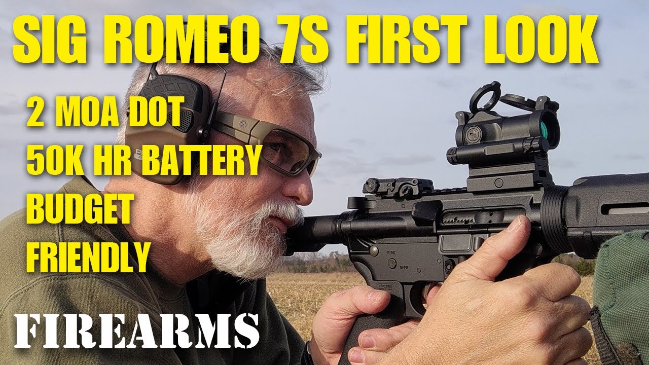 SIG ROMEO 7S Review: Great Compact Red Dot for Your Rifle