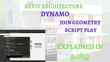Dynamo-Auto Join Geometry Script | Dynamo for beginners Tamil language.