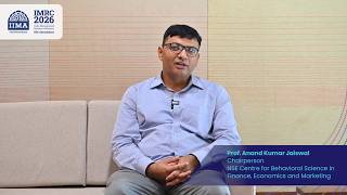 Prof. Anand Kumar Jaiswal introduces the Behavioural Science in Management (BSIM) track at IMRC 2026