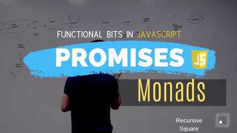 javascript Promise as a Monad