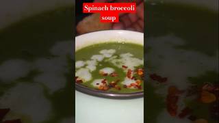 Is winter season banaye spinach broccoli soup with easy recipe ??its so good n healthy viral food
