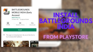 How to install BATTLEGROUNDS MOBILE from playstore! Fix install option not showing. For Everyone!!