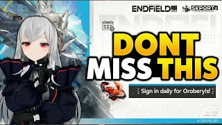 ENDFIELD FREE Stuff & Currency @TakunDes