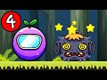 Новый КРАСНЫЙ ШАРИК против ЧЕРНЫХ КВАДРАТОВ игра Red Ball 4 на канале Мистер Игрушкин