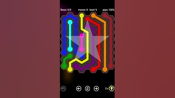 Flow Free Hexes Daily Puzzles. level 1-6. My Gaming Town ♥ #shorts