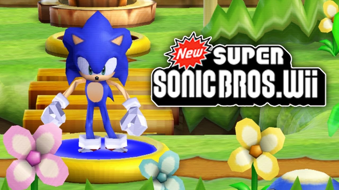 sonic in new super mario bros wii