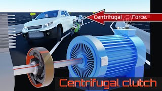 Centrifugal clutch Animation