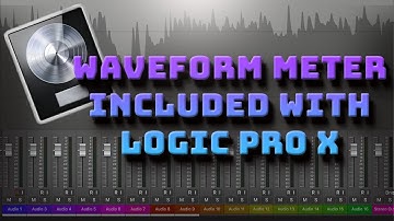 Logic Pro X - Waveform Metering that