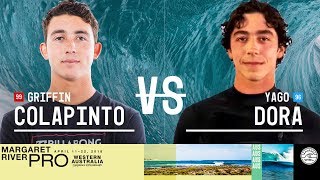 Griffin Colapinto vs. Yago Dora - Round Two, Heat 7 - Margaret River Pro 2018