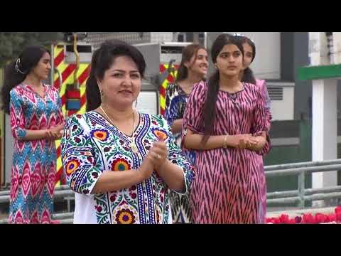 Душанбе дар оғӯши гулҳои баҳорӣ - YouTube