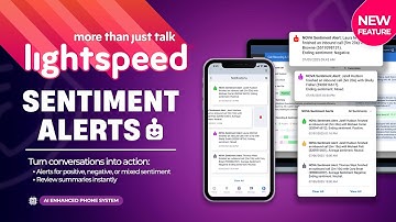 NOVA Sentiment Alerts | AI Call Insights from Lightspeed Voice