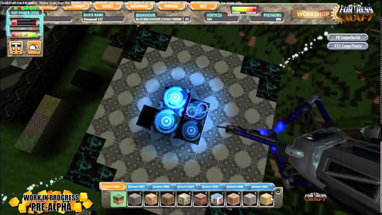 Fortresscraft Evolved, New blocks added - YouTube