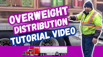 How to Move Axles when a Trailer is Overweight | Overweight Distribution Tutorial Video