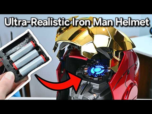 iron man helmet cyber truck US | 2026 MK17 Life-Size Wearable 1/1 ironman Mask customizable HUD elements All Things Tesla on X: