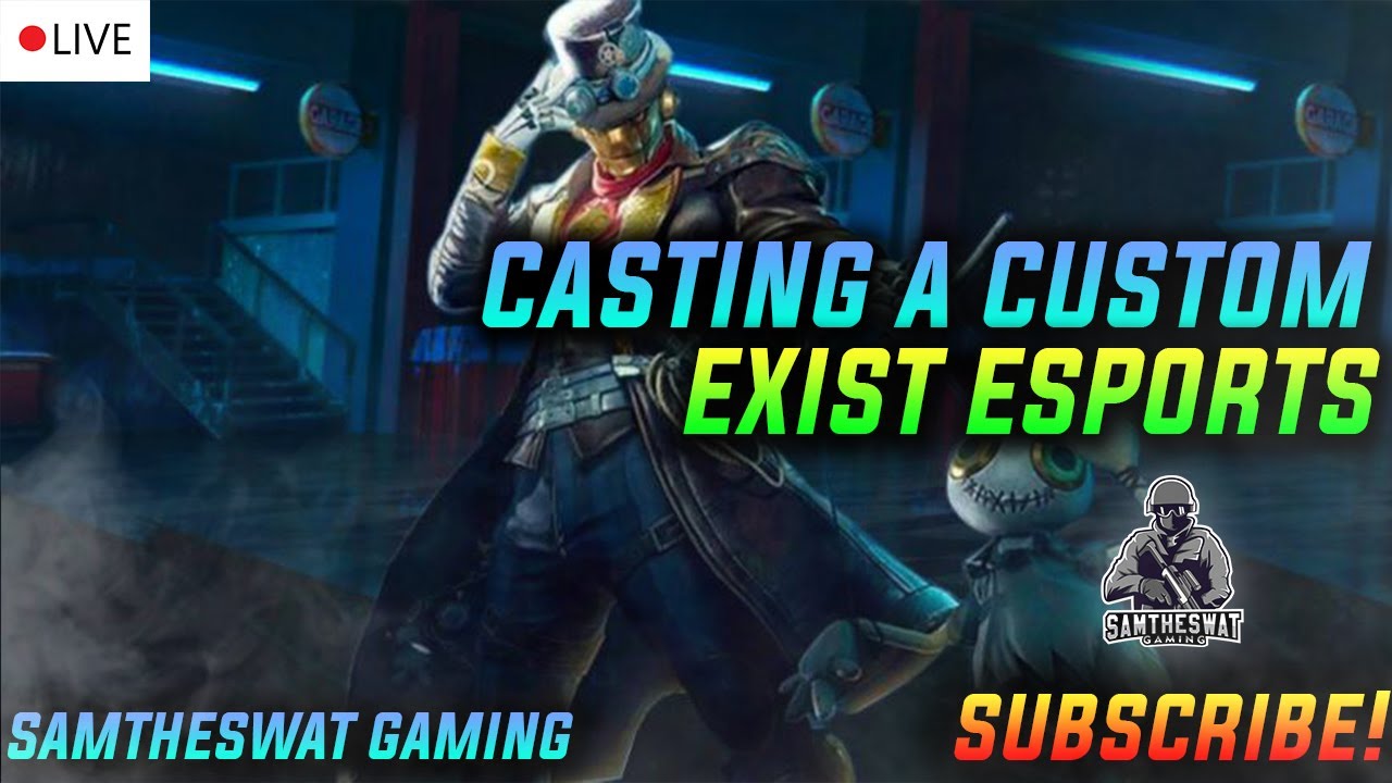 CASTING "XZIST E-SPORTS" CUSTOMS (DAY 2)| PUBG MOBILE LIVE STREAM ...