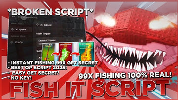 [NEW!] FISH IT Script - 99X SPEED, ALWAYS PERFECT, DUPE, INSTANT FISHING! 🔥 (No Key - Pastebin 2025)