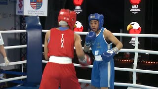 Kielce 2021 Semifinals (W57kg) KAWKANKHUN Panida (THA) vs GROSY Sthelyne (FRA)