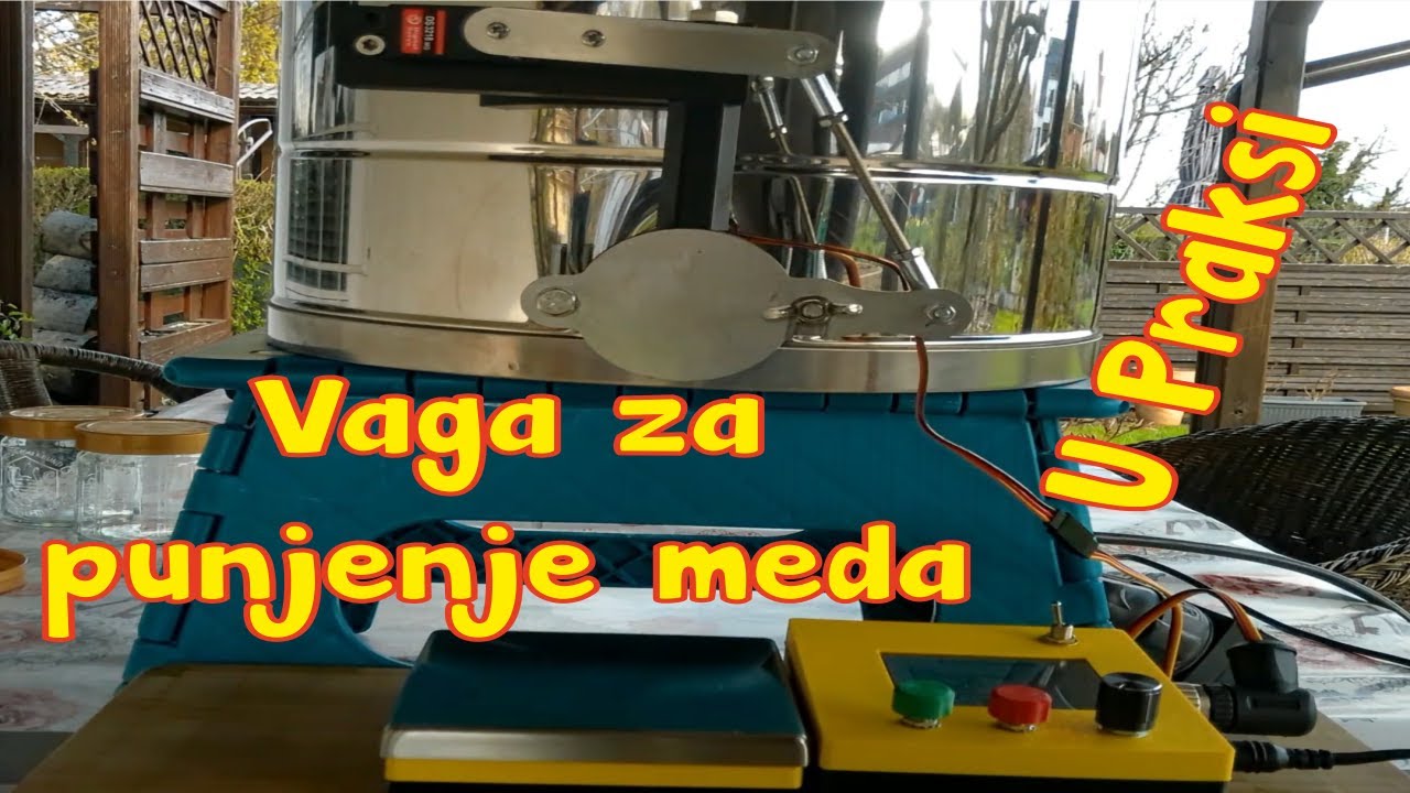 Vaga za punjenje meda u tegle 3. deo