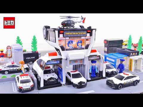 Easily Transforms into a Police Station! New Vehicle Town
