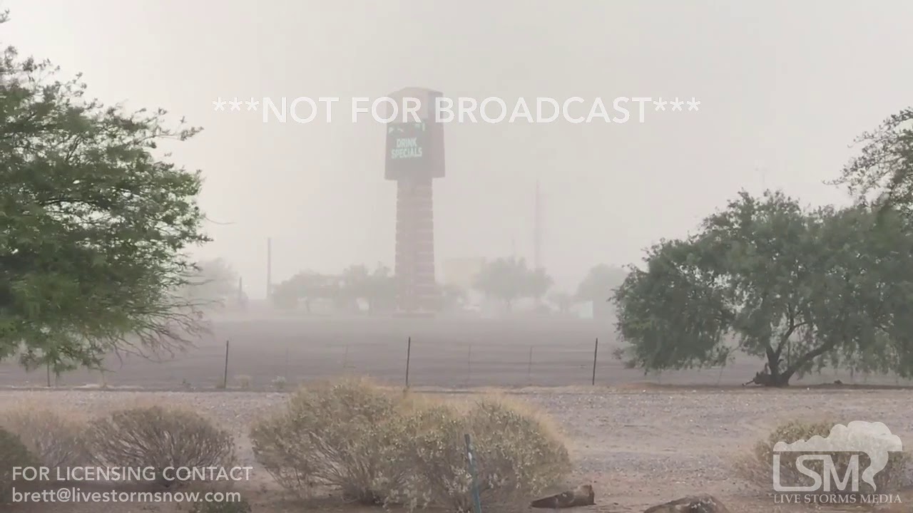 Arizona Dust Storm, Interstate 10 road conditions YouTube