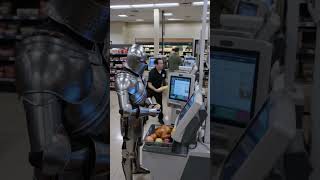 Knight Does His Grocery Shopping in Full Armor 🛡️🛒