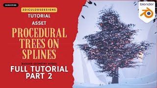 Blender Geometry Nodes - Procedural Tree Tutorial